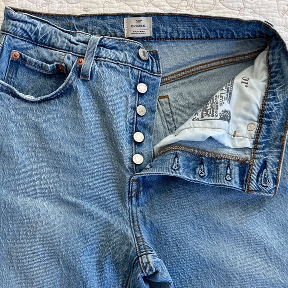 Levi’s 501 Original Fit SZ 29x28 - Picture 5 of 8